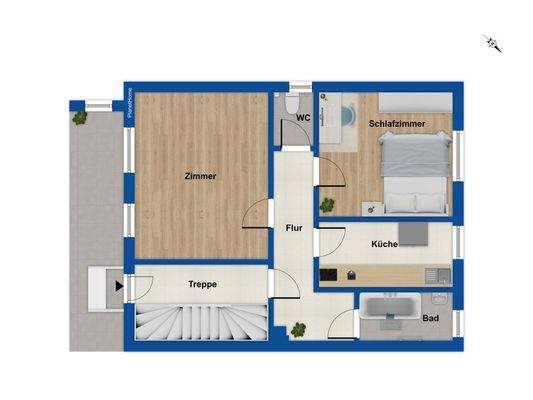 Grundriss - Erdgeschoss