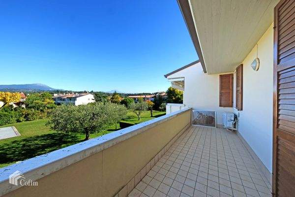 Balkon und Panoramablick