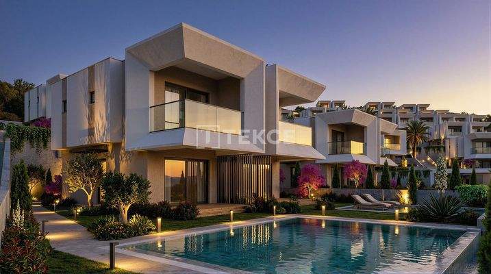 Lake and Nature-View Villas with Shared Pool in Bodrum