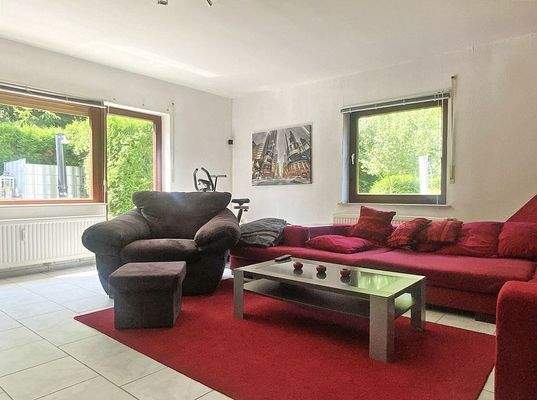 Wohnzimmer im Untergeschoss (ELW)