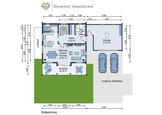 Grundriss Erdgeschoss