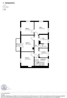 Grundriss Obergeschoss