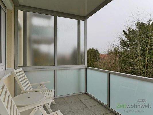 Balkonausblick im Januar