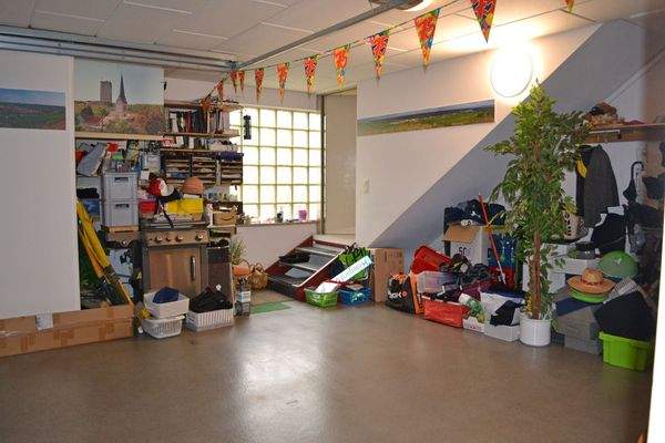 Gut anfahrbare Doppelgarage