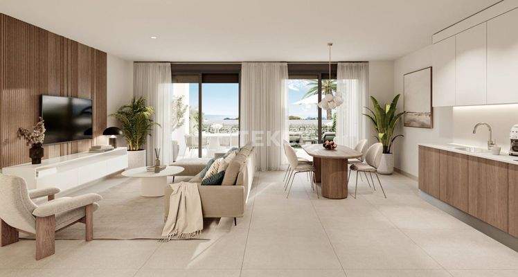 Sea View Flats in Complex with Rich Amenities in Estepona