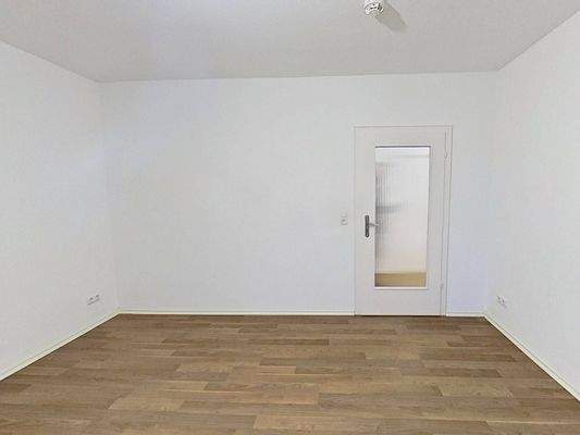 Ansicht II: Wohn- und Esszimmer