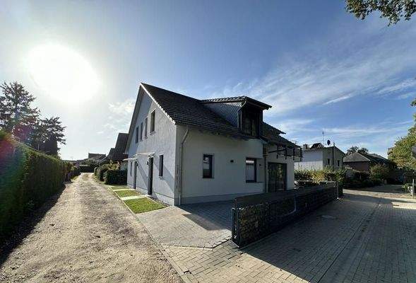 Doppelhaus Ansicht Nord-Ost