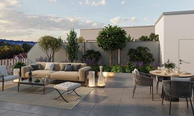 Visualisierung Dachterrasse