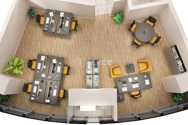 Offices 300 m Away from Metrobus in Esenyurt İstanbul