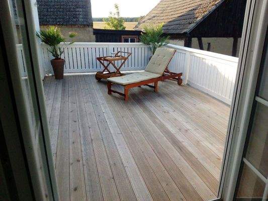 große Dachterrasse vom SZ