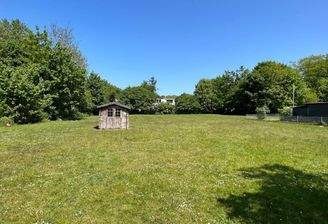 Blick auf das Grundstück