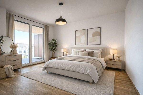 Schlafzimmer visualisiert