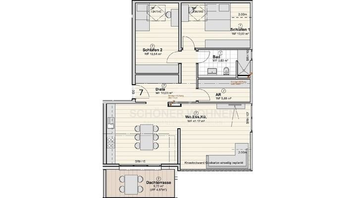 Wohnung Nr. 7 DG rechts