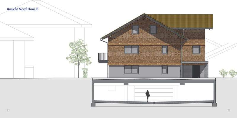 Hausansicht Haus B Nord