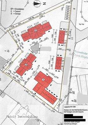 Lageplan Wohnanlage Sulingen