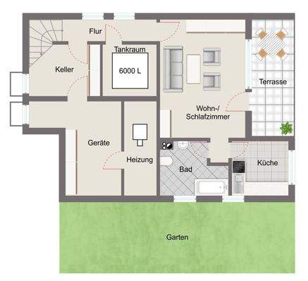 Grundriss Untergeschoss