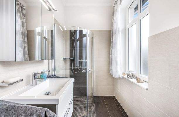 Badezimmer im Erdgeschoss