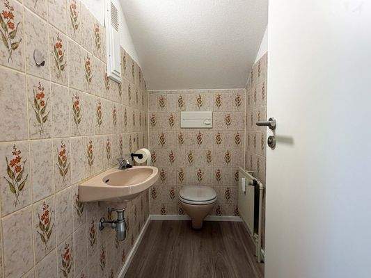 WC: Separates WC sorgt für kurze Wege im Alltag und bei Besuch