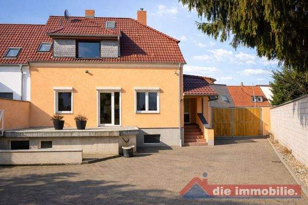 Innenhof mit Zugang zum Haus