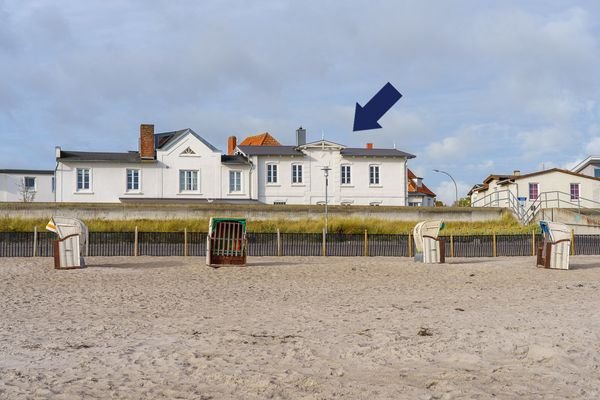 Ansicht von der Strandseite