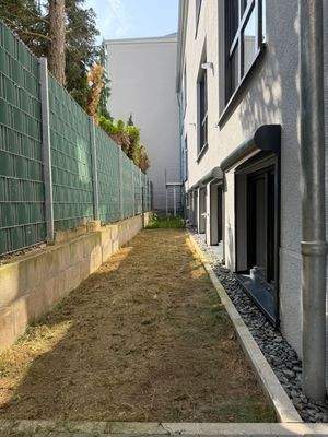 Privater Gartenstreifen