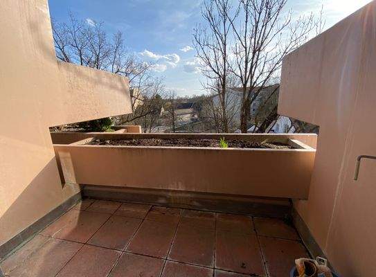 Kleine Balkonterrasse