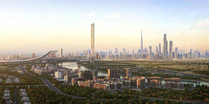 Apartments with a Crystal Lagoon in a Complex in Dubai Meydan