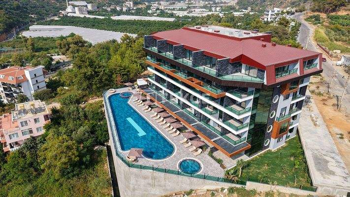 Seaview Apartments with Communal Pool in Alanya Kestel