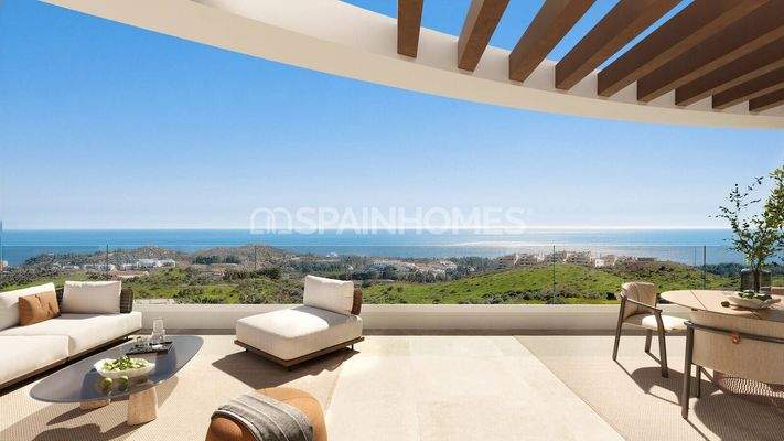 Spacious Flats in a Complex with Pool in Mijas Málaga