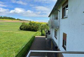 Blick vom Balkon