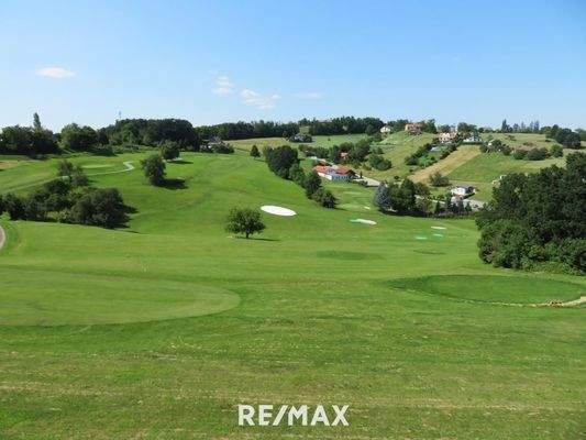 Ausblick auf den Golfplatz