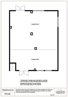 Zwischengebäude Erdgeschoss