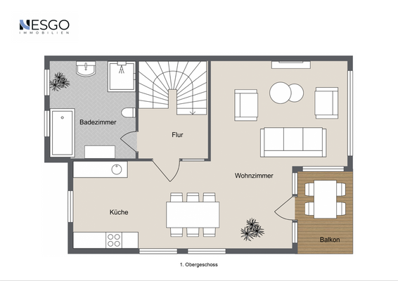 Grundriss 1. Obergeschoss