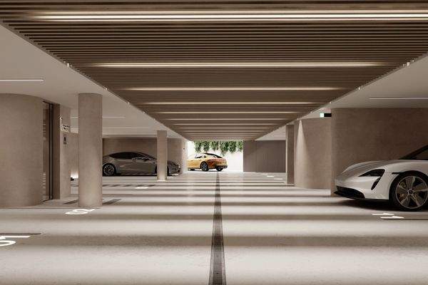 Großzügige Tiefgarage