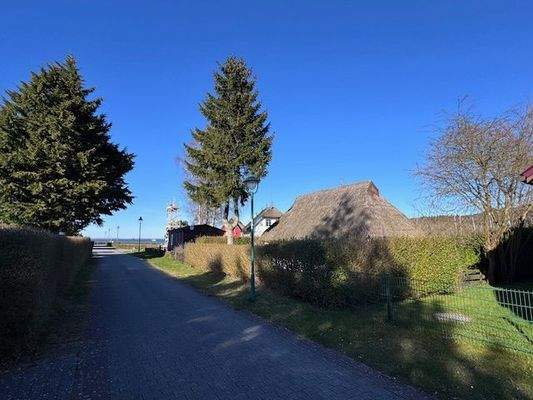 Zufahrt zum Grundstück