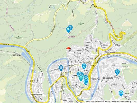 Geolyzer Kartenausschnitt