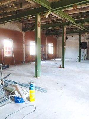 Innenansicht in Sanierung