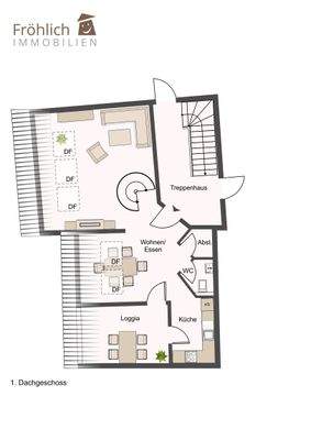 Grundriss - 1 DG
