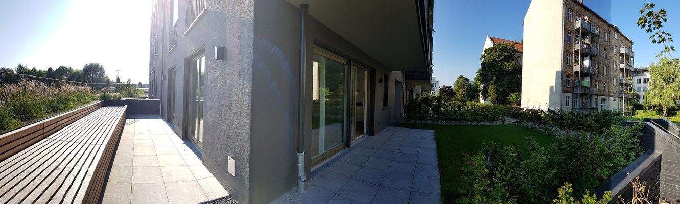 Panorama Terrassenbereich