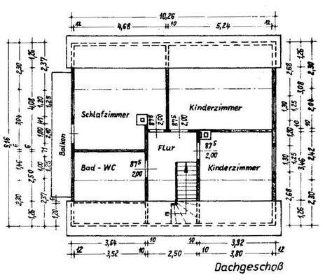 Grundriss Obergeschoss