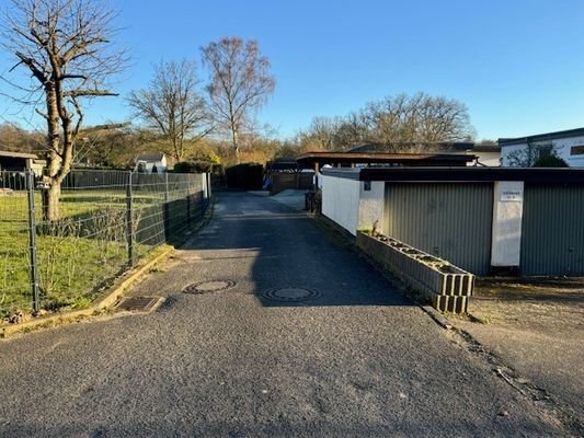 Blick in die Privatstraße