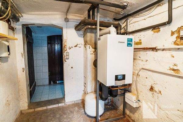 Heizungsanlage im Keller 