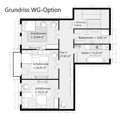 Beispiel WG - Möglichkeit WG