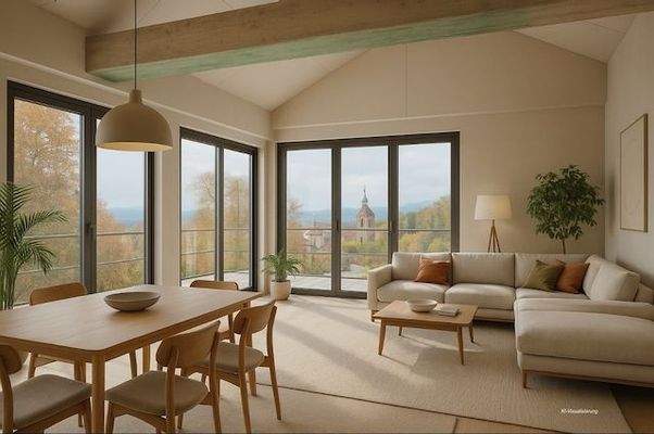 KI-Visualisierung Wohnbereich