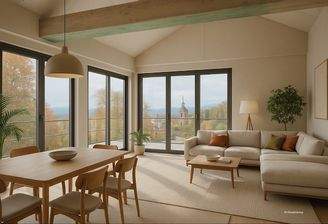 KI-Visualisierung Wohnbereich