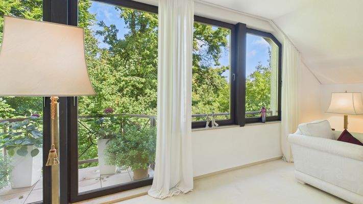 Ausblick von dem Wohnbereich