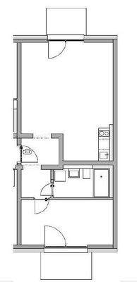 Grundriss der Wohnung 