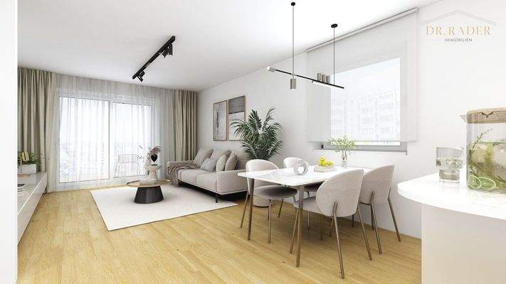 Wohnzimmer Beispielvisualisierung