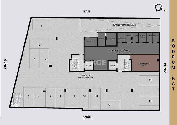 Flats 300 m From the Cliffs in Kaleiçi, Muratpaşa