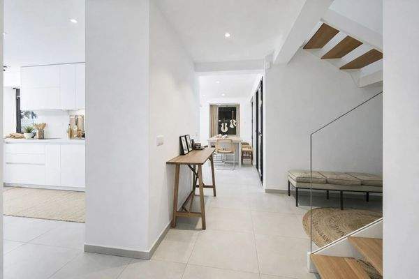 Treppenaufgang ins Obergeschoss